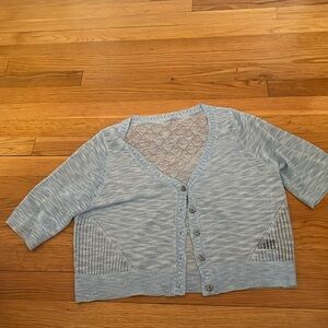 Short Sleeve Lightweight Cardigan Large